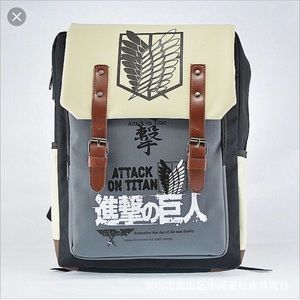 Attack on titan backpack *flawed